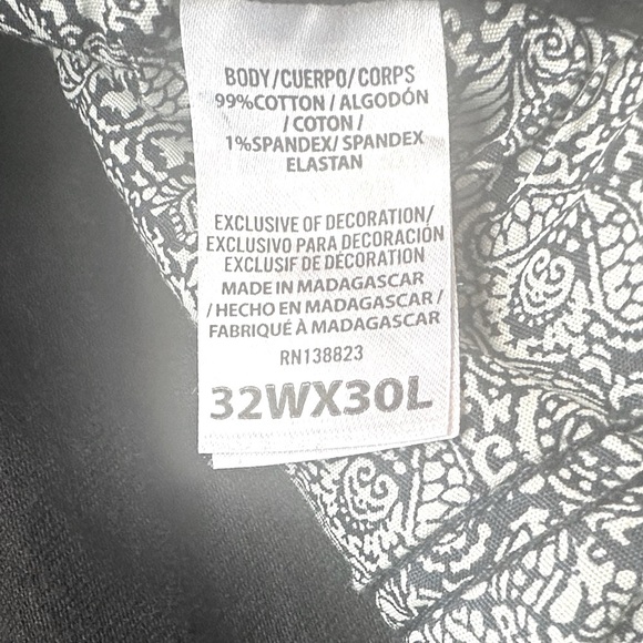 Cody James Men's Classic Black‎ Jeans 32 X 30 - Picture 4 of 6